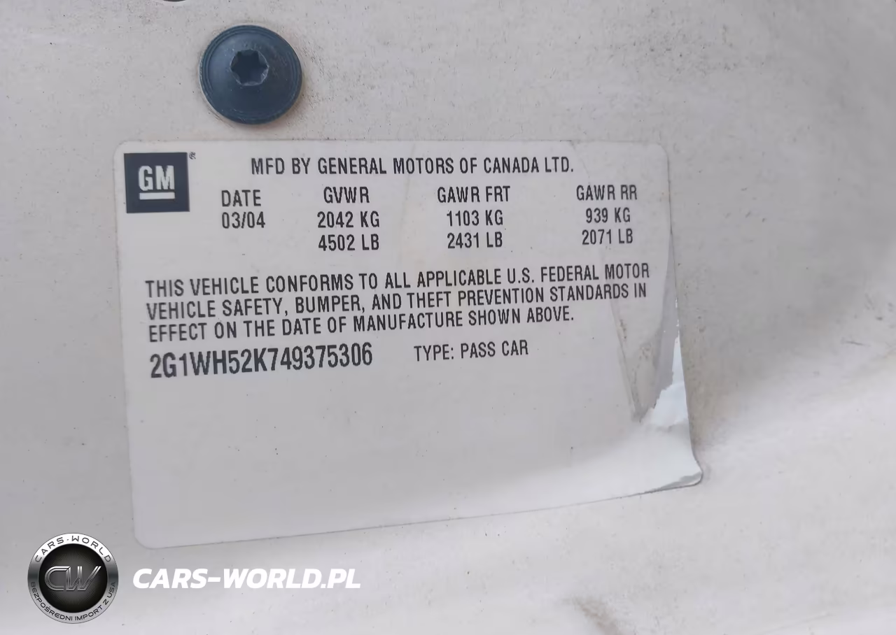 2004 Chevrolet Impala Ls VIN:2G1WH52K749375306 - 9
