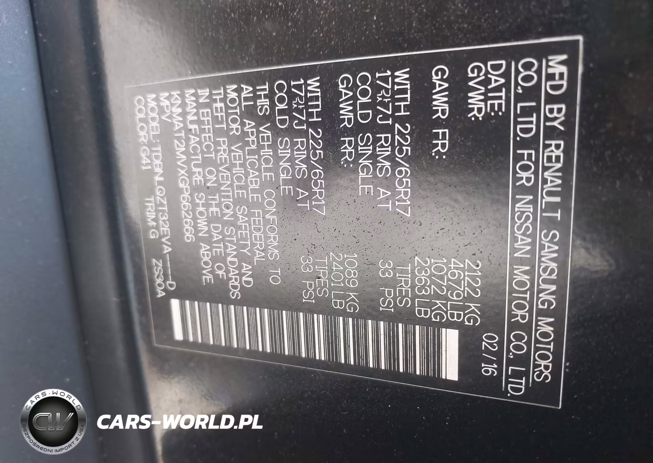 2016 Nissan Rogue Sv VIN:KNMAT2MVXGP662666 - 9