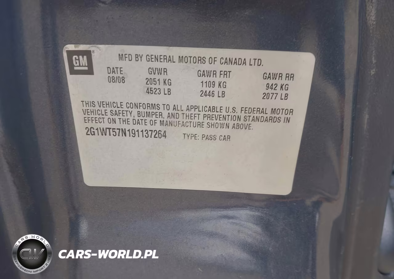 2009 Chevrolet Impala Lt VIN:2G1WT57N191137264 - 9