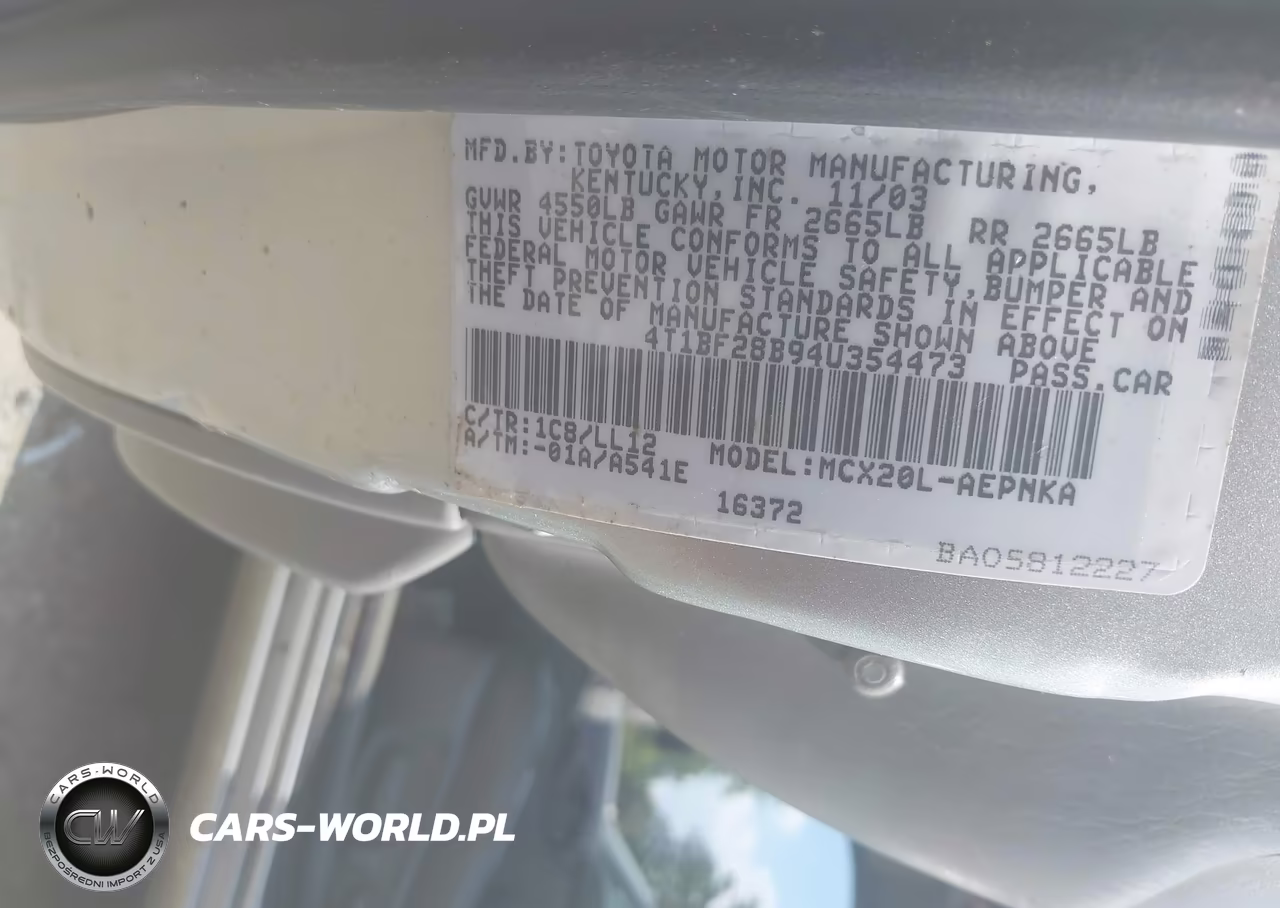 2004 Toyota Avalon Xl VIN:4T1BF28B94U354473 - 9