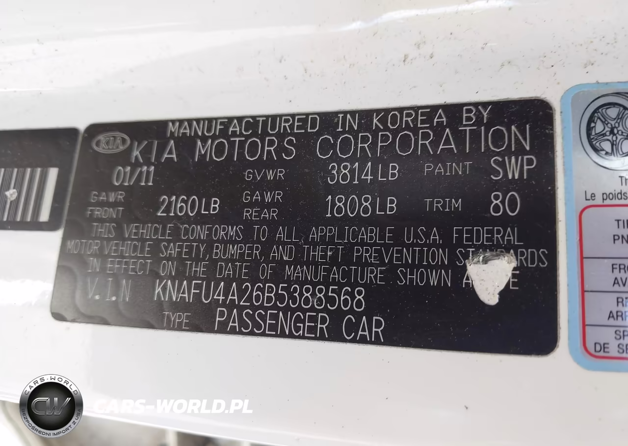 2011 Kia Forte Ex VIN:KNAFU4A26B5388568 - 9