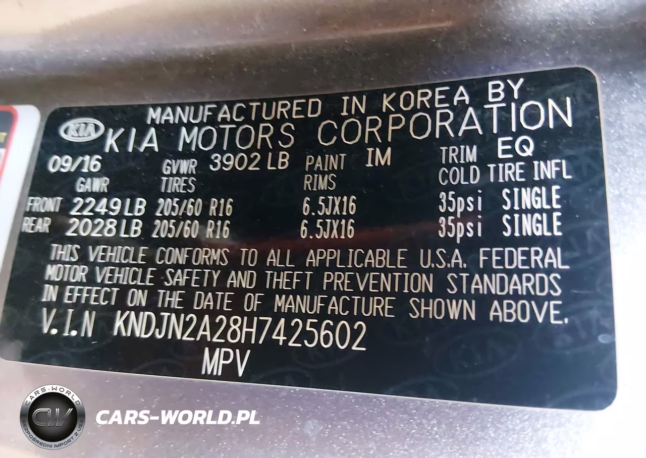 2017 Kia Soul VIN:KNDJN2A28H7425602 - 9