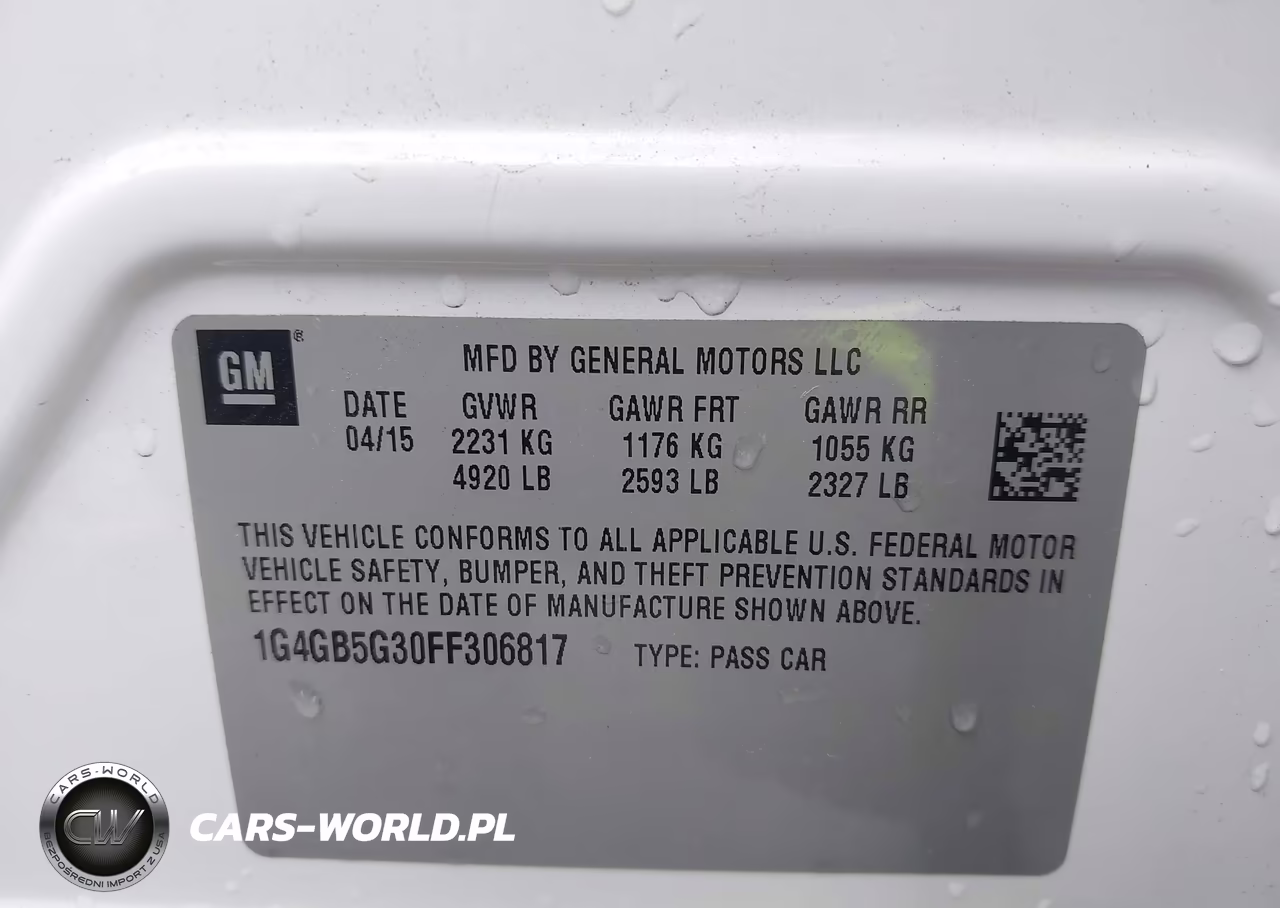 2015 Buick Lacrosse VIN:1G4GB5G30FF306817 - 9