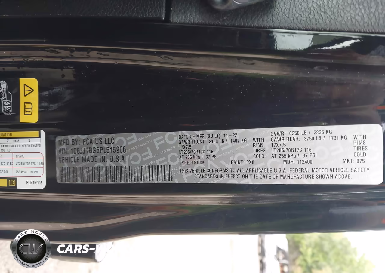 2023 Jeep Gladiator Rubicon 4X4 VIN:1C6JJTBG6PL515906 - 9