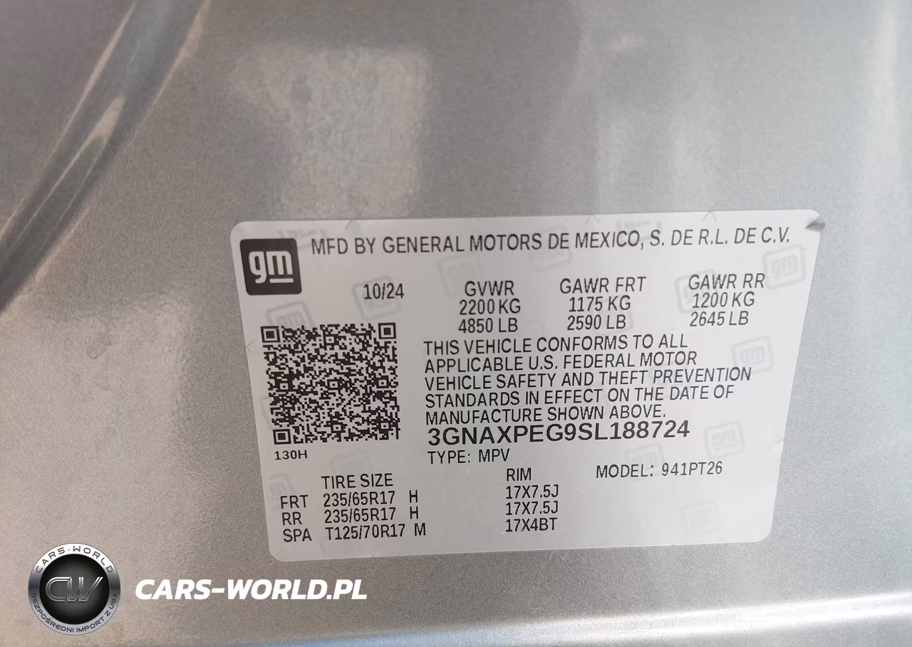 2025 Chevrolet Equinox Awd Lt VIN:3GNAXPEG9SL188724 - 9