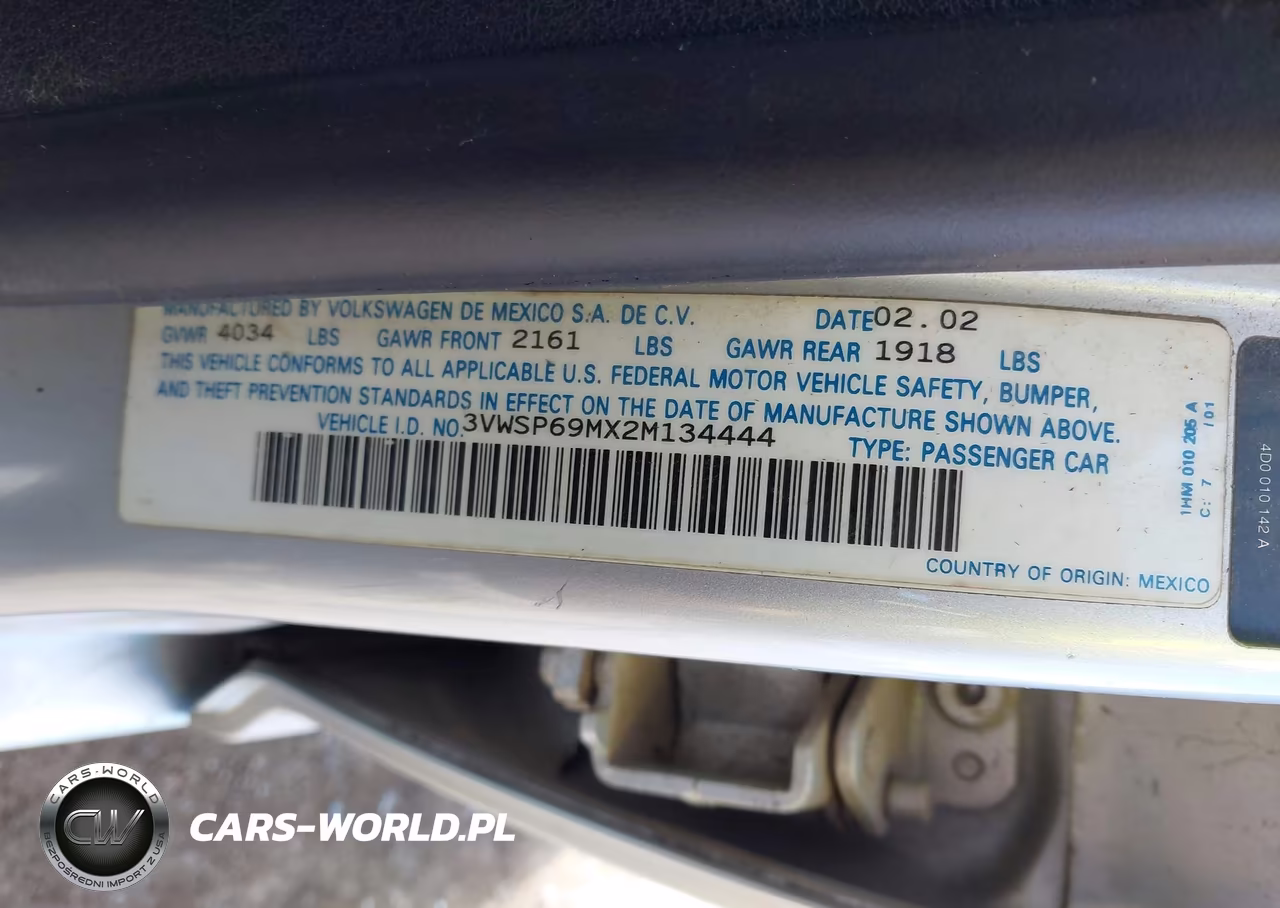 2002 Volkswagen Jetta Gls Tdi VIN:3VWSP69MX2M134444 - 9