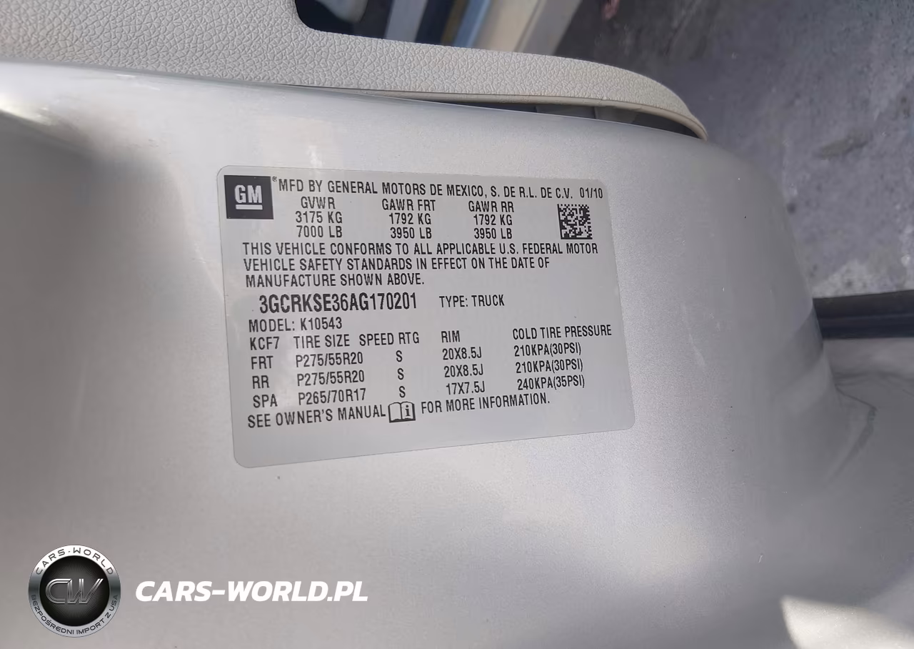 2010 Chevrolet Silverado 1500 Lt VIN:3GCRKSE36AG170201 - 9