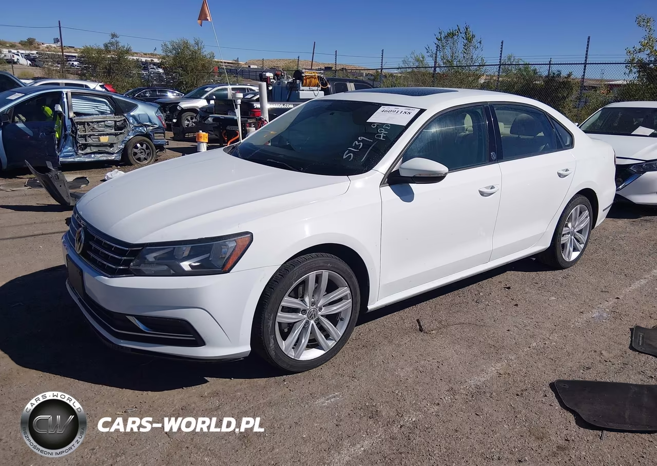2019 Volkswagen Passat 2.0T Wolfsburg Edition VIN:1VWLA7A37KC005139 - 2