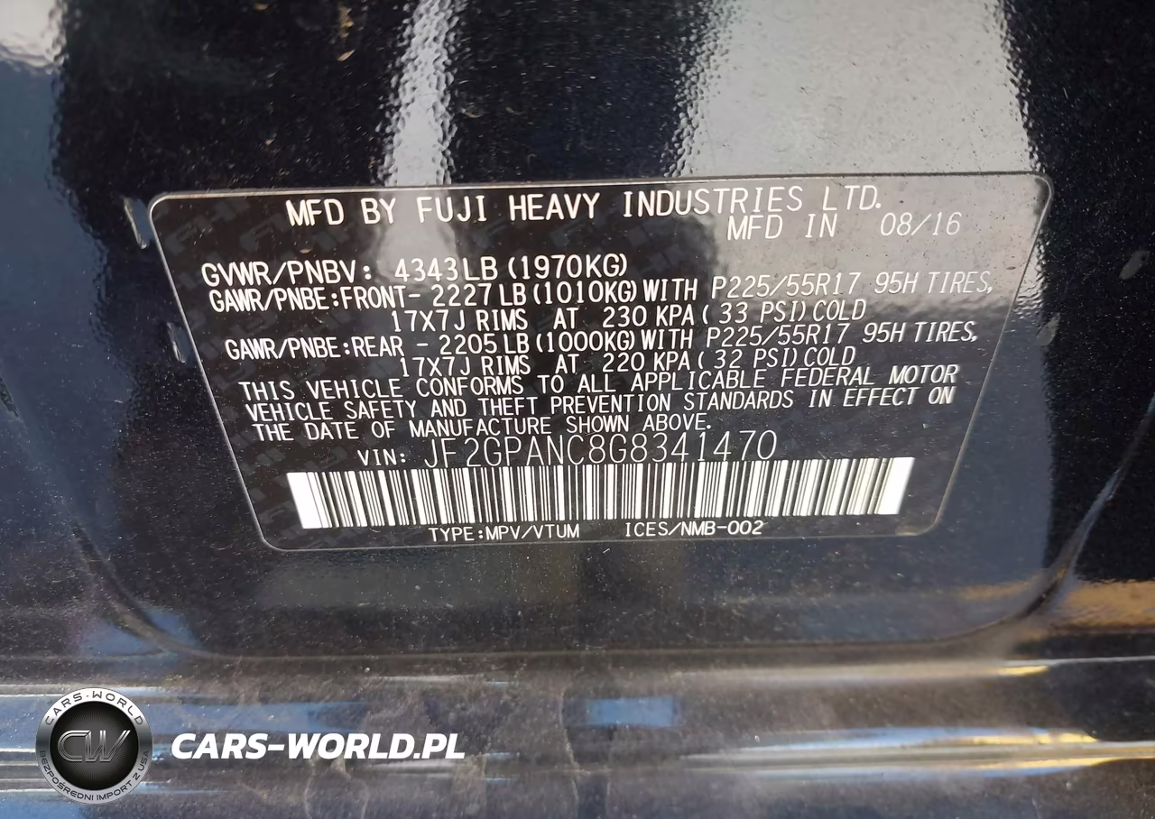 2016 Subaru Crosstrek 2.0I Limited VIN:JF2GPANC8G8341470 - 9