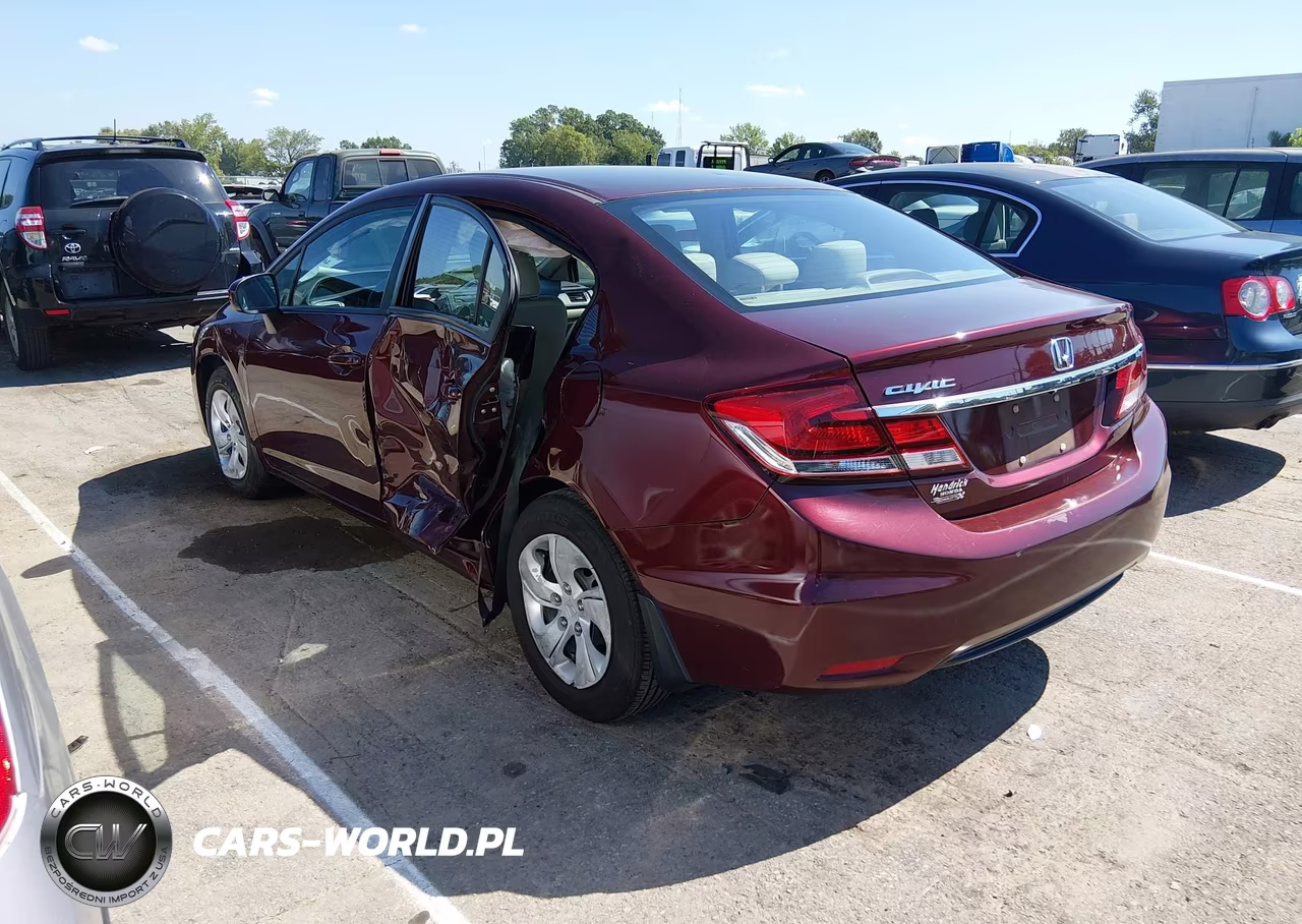 2014 Honda Civic Lx VIN:2HGFB2F52EH526685 - 3