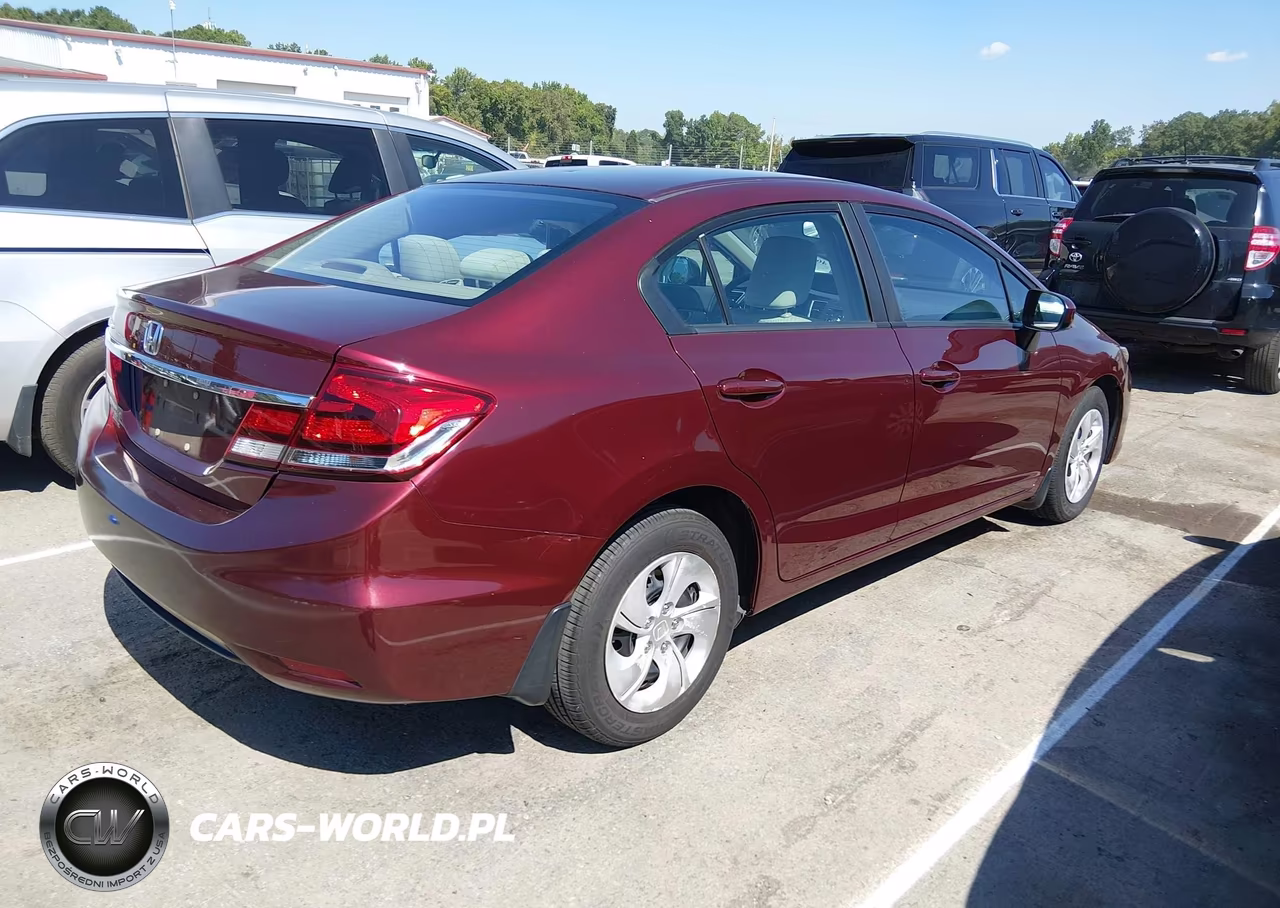 2014 Honda Civic Lx VIN:2HGFB2F52EH526685 - 4