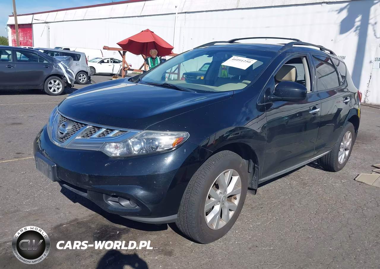 2014 Nissan Murano Sl VIN:JN8AZ1MU4EW412511 - 2