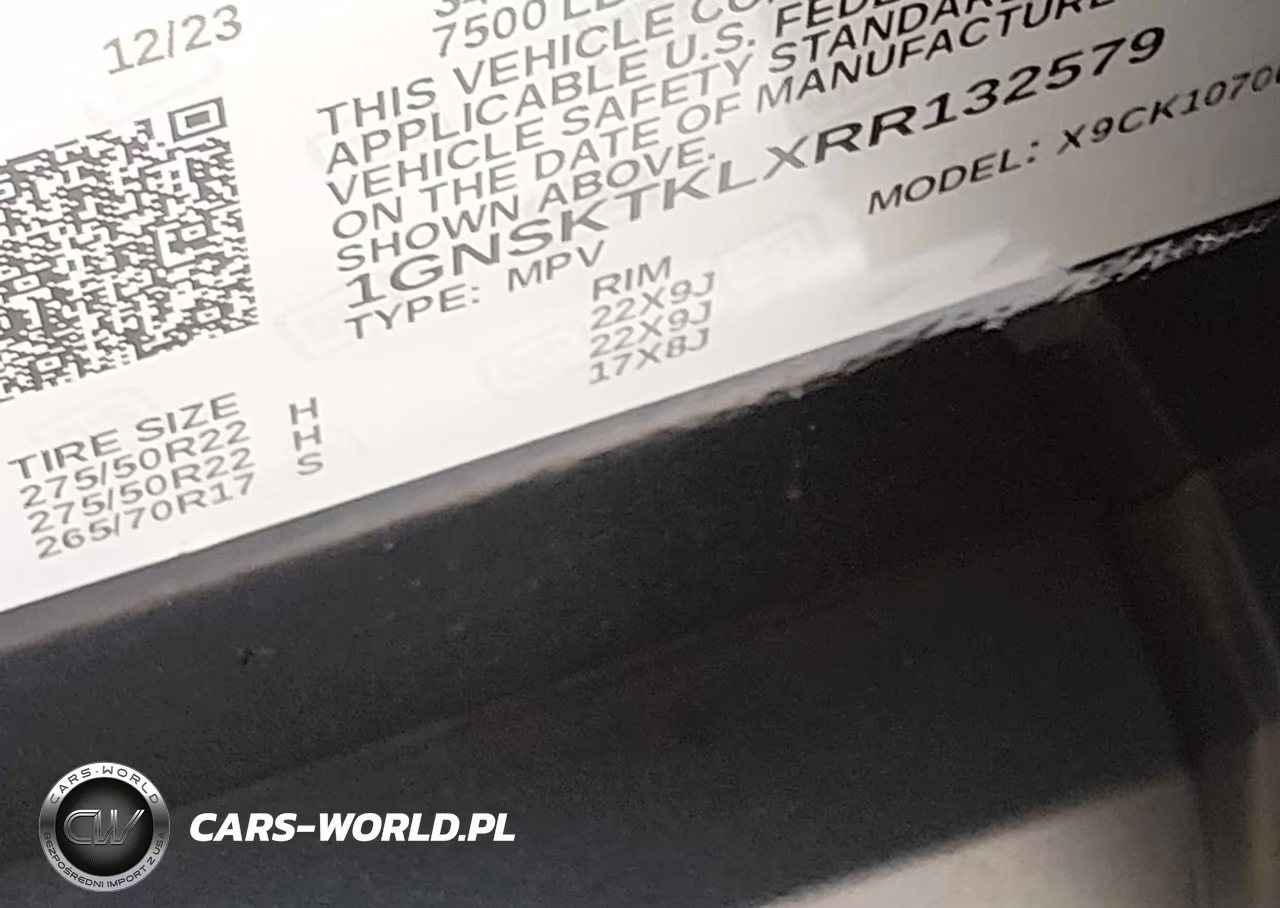2024 Chevrolet Tahoe 4Wd High Country VIN:1GNSKTKLXRR132579 - 9