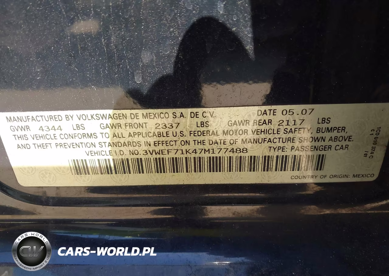 2007 Volkswagen Jetta Wolfsburg Edition VIN:3VWEF71K47M177488 - 9