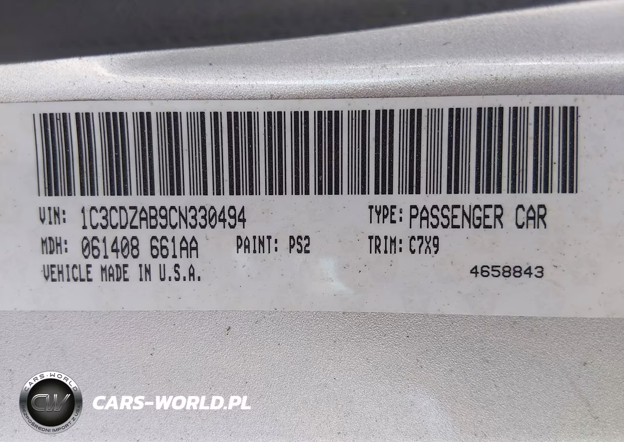 2012 Dodge Avenger Se VIN:1C3CDZAB9CN330494 - 9