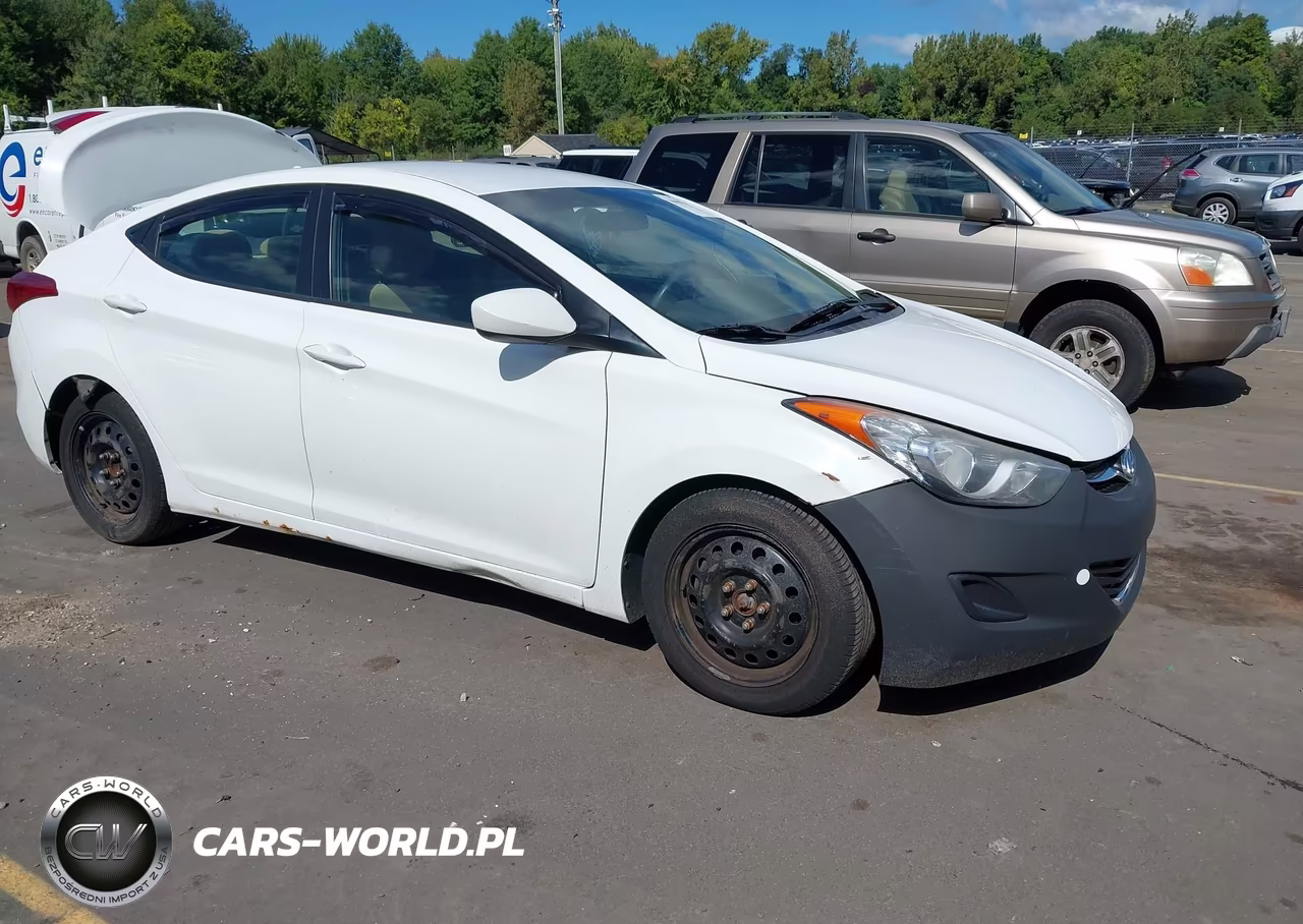 2012 Hyundai Elantra Gls VIN:5NPDH4AE6CH145191 - 1