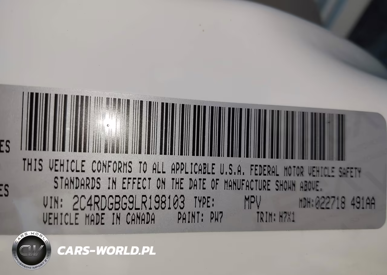 2020 Dodge Grand Caravan Se VIN:2C4RDGBG9LR198103 - 9