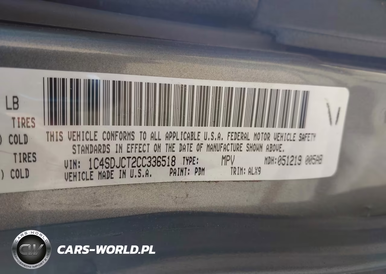 2012 Dodge Durango R-T VIN:1C4SDJCT2CC336518 - 9