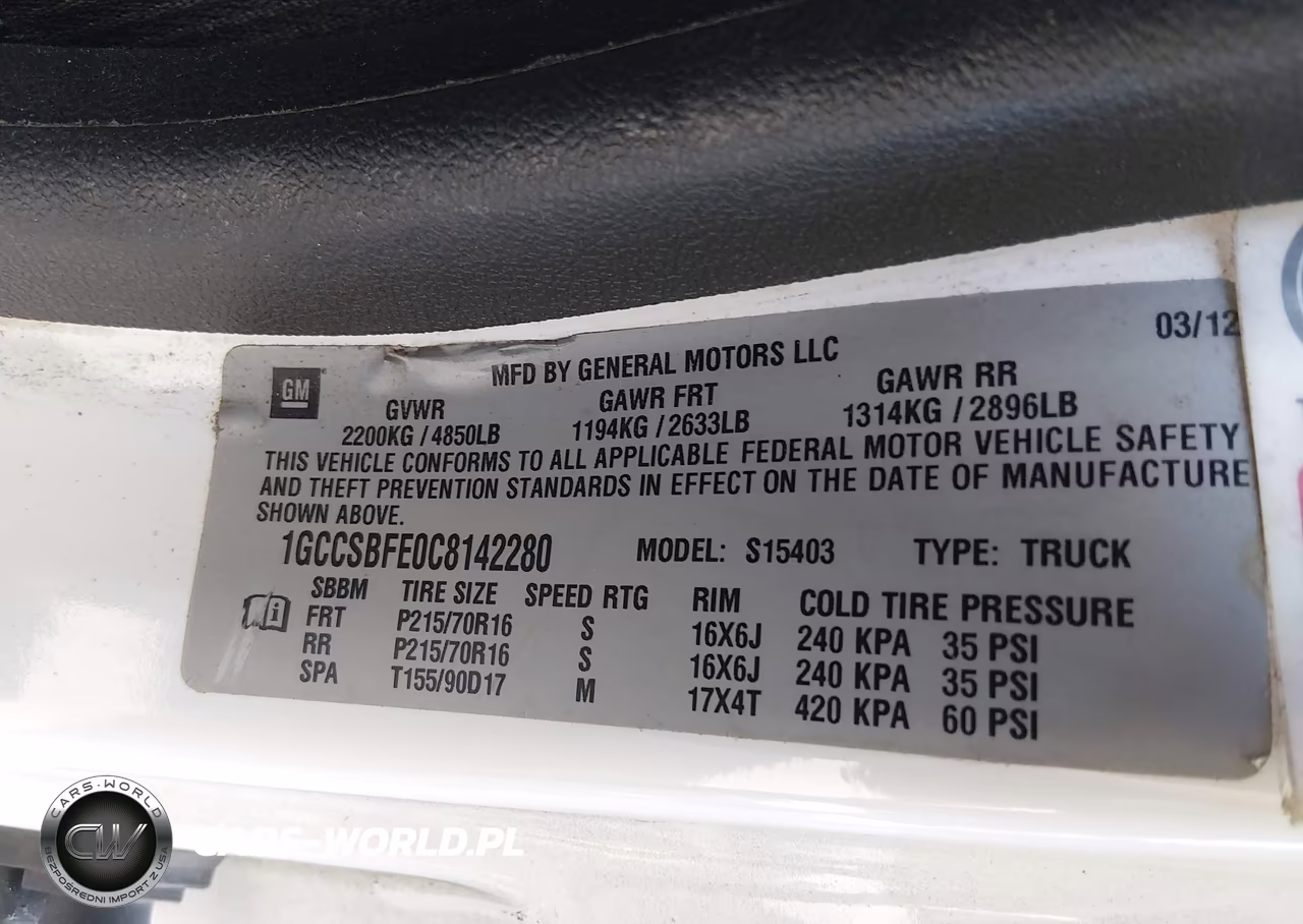 2012 Chevrolet Colorado Work Truck VIN:1GCCSBFE0C8142280 - 9
