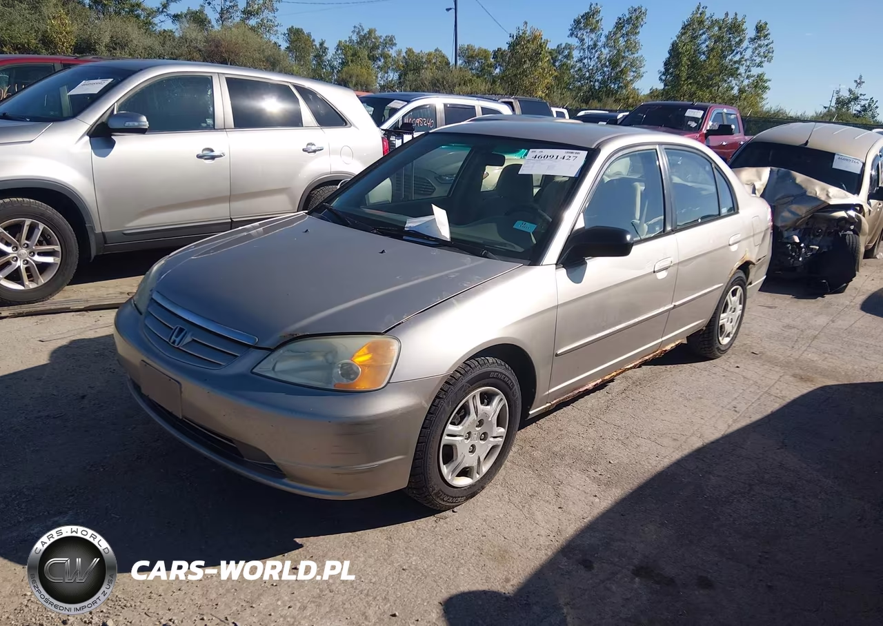 2002 Honda Civic Lx VIN:1HGES16542L066336 - 2