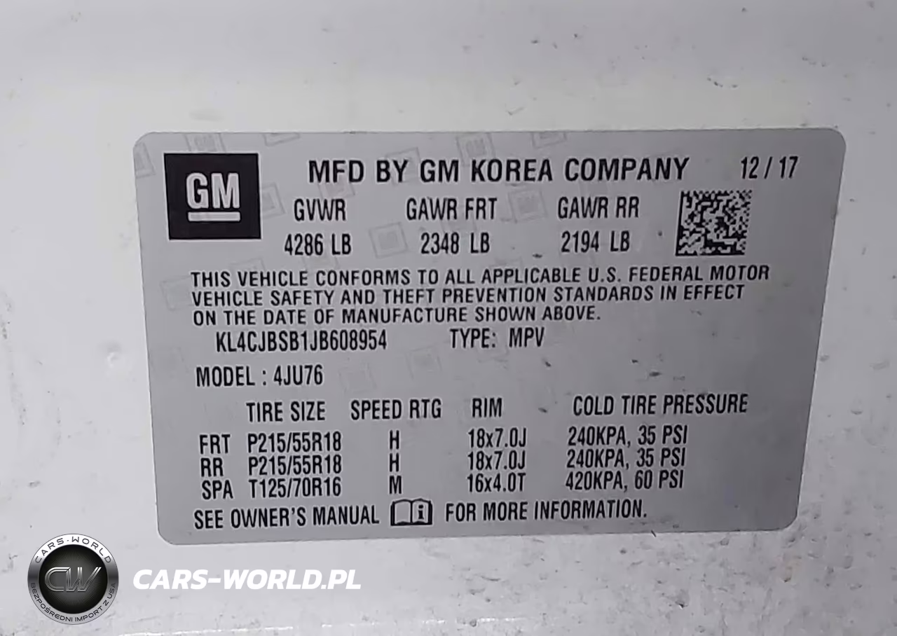 2018 Buick Encore Preferred Ii VIN:KL4CJBSB1JB608954 - 9