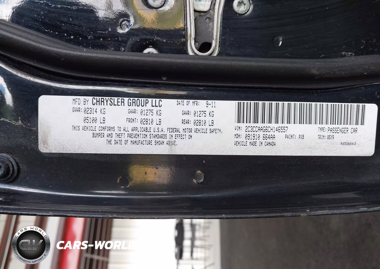 2012 Chrysler 300 VIN:2C3CCAAG6CH146557 - 9