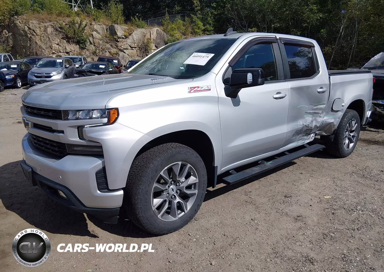 2021 Chevrolet Silverado 1500 4Wd Short Bed Rst VIN:1GCUYEET7MZ127212 - 2