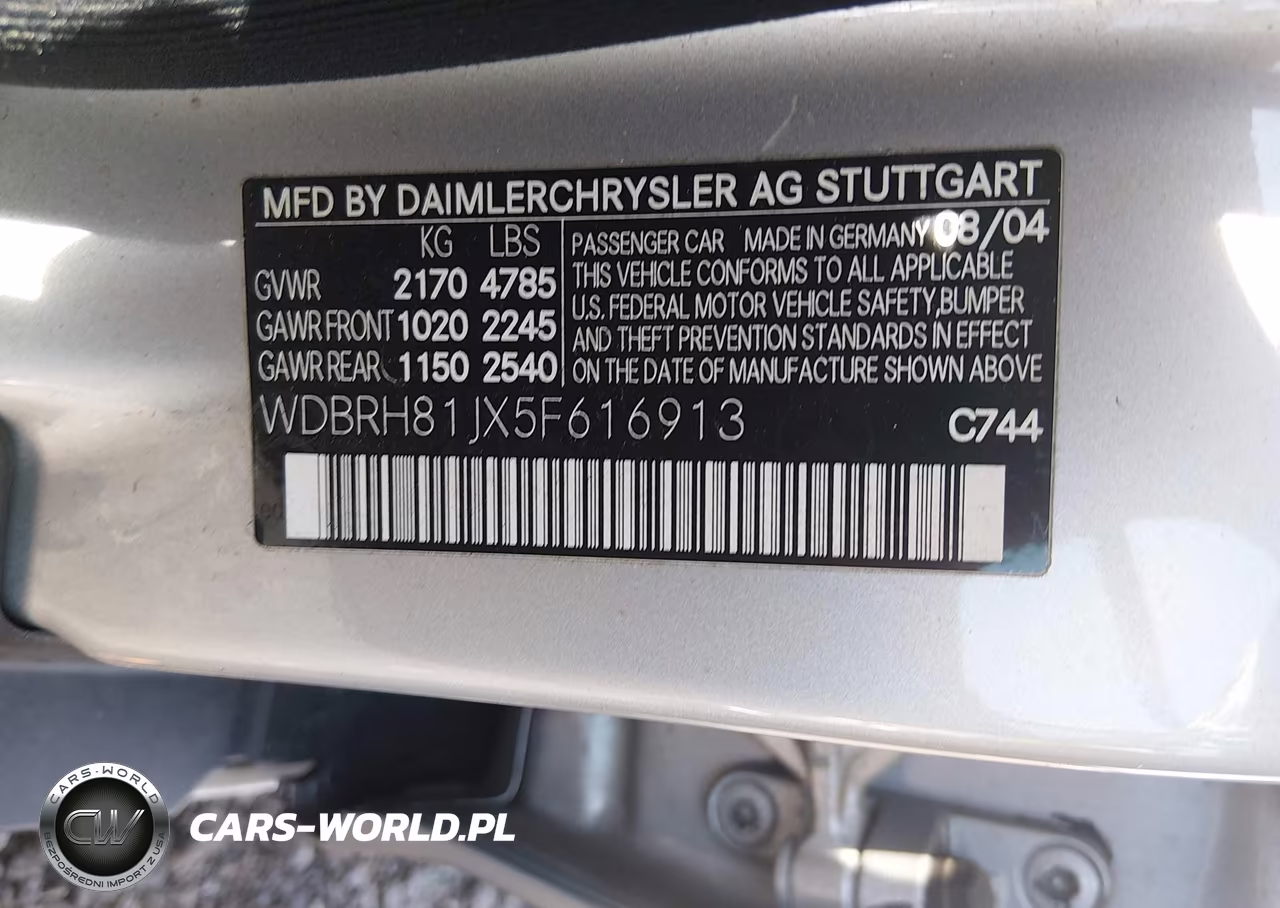 2005 Mercedes-Benz C 240 Luxury 4Matic VIN:WDBRH81JX5F616913 - 9