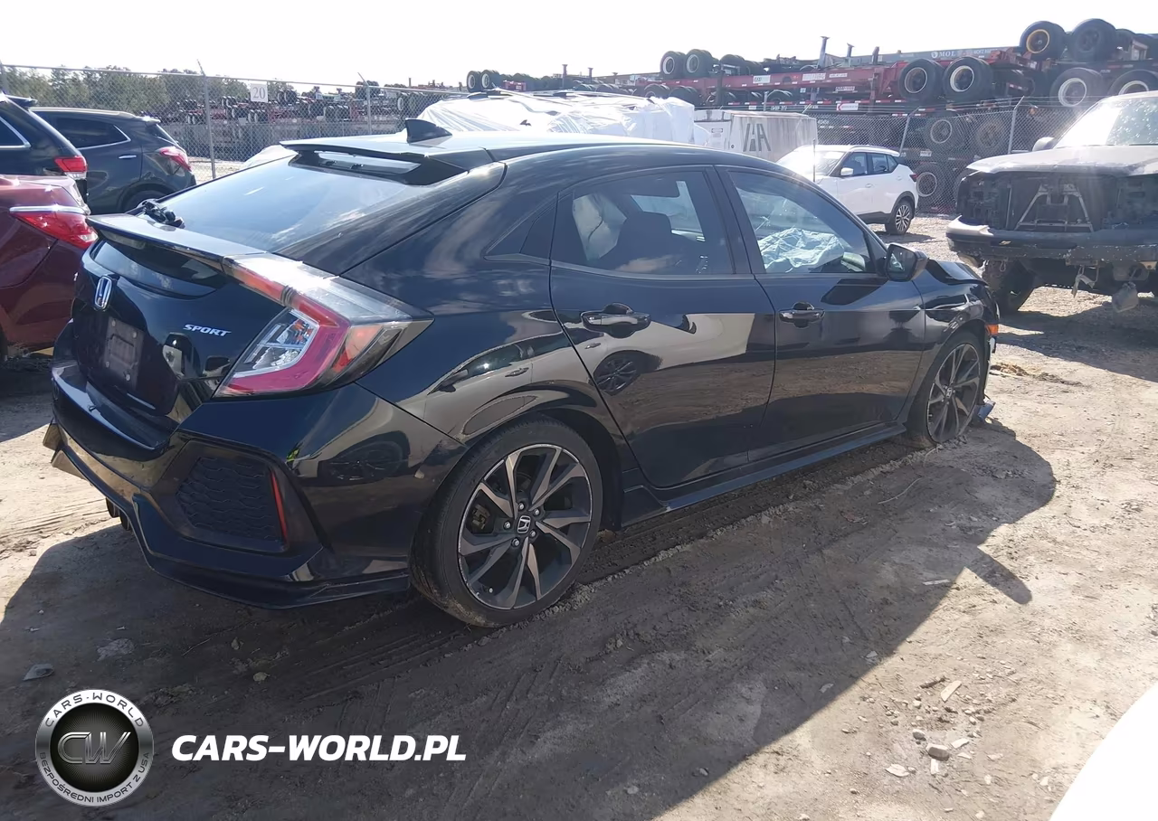2018 Honda Civic Sport VIN:SHHFK7H43JU208735 - 4
