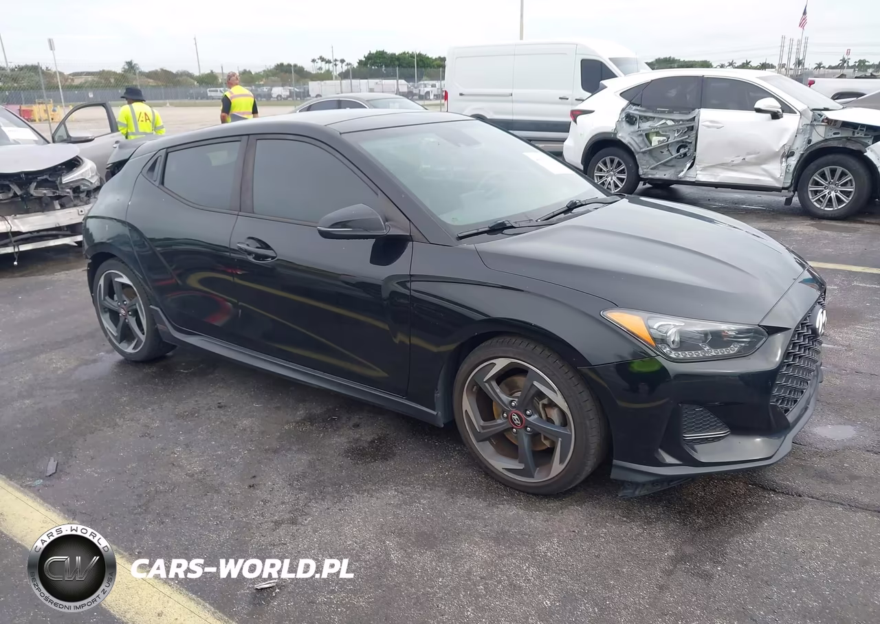 2019 Hyundai Veloster Turbo VIN:KMHTH6AB9KU011403 - 1
