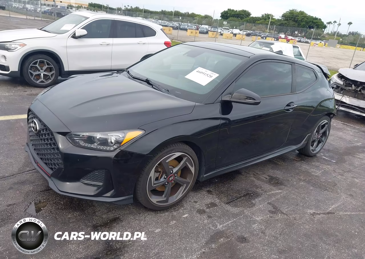 2019 Hyundai Veloster Turbo VIN:KMHTH6AB9KU011403 - 2