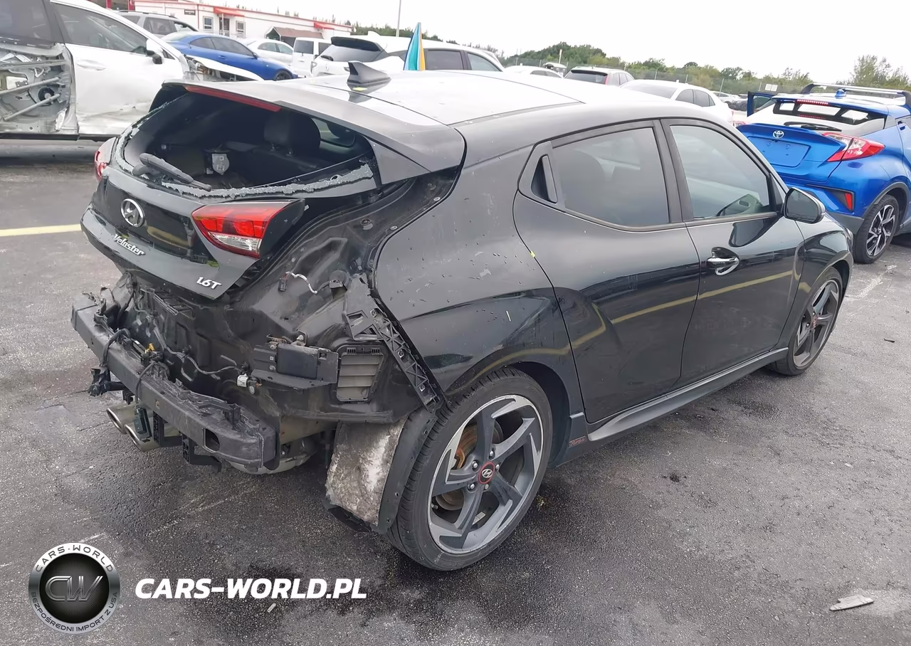 2019 Hyundai Veloster Turbo VIN:KMHTH6AB9KU011403 - 4