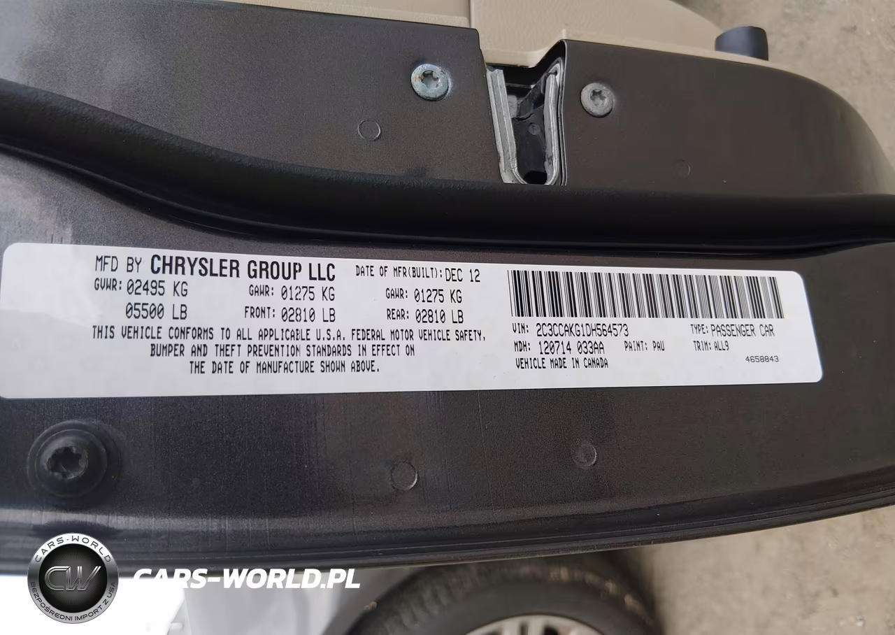 2013 Chrysler 300C Awd VIN:2C3CCAKG1DH564573 - 9