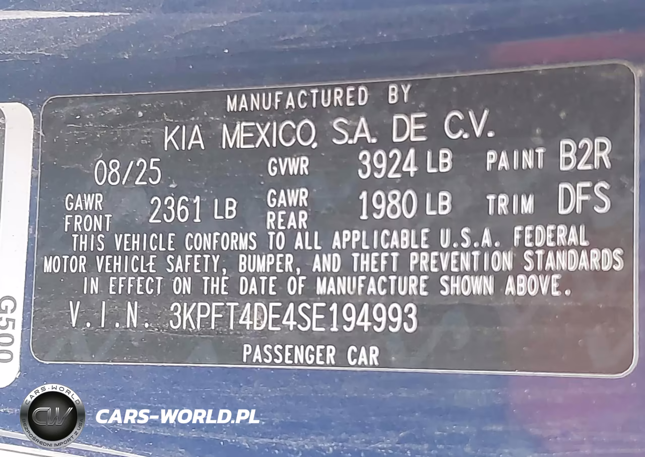 2025 Kia K4 Lxs VIN:3KPFT4DE4SE194993 - 9