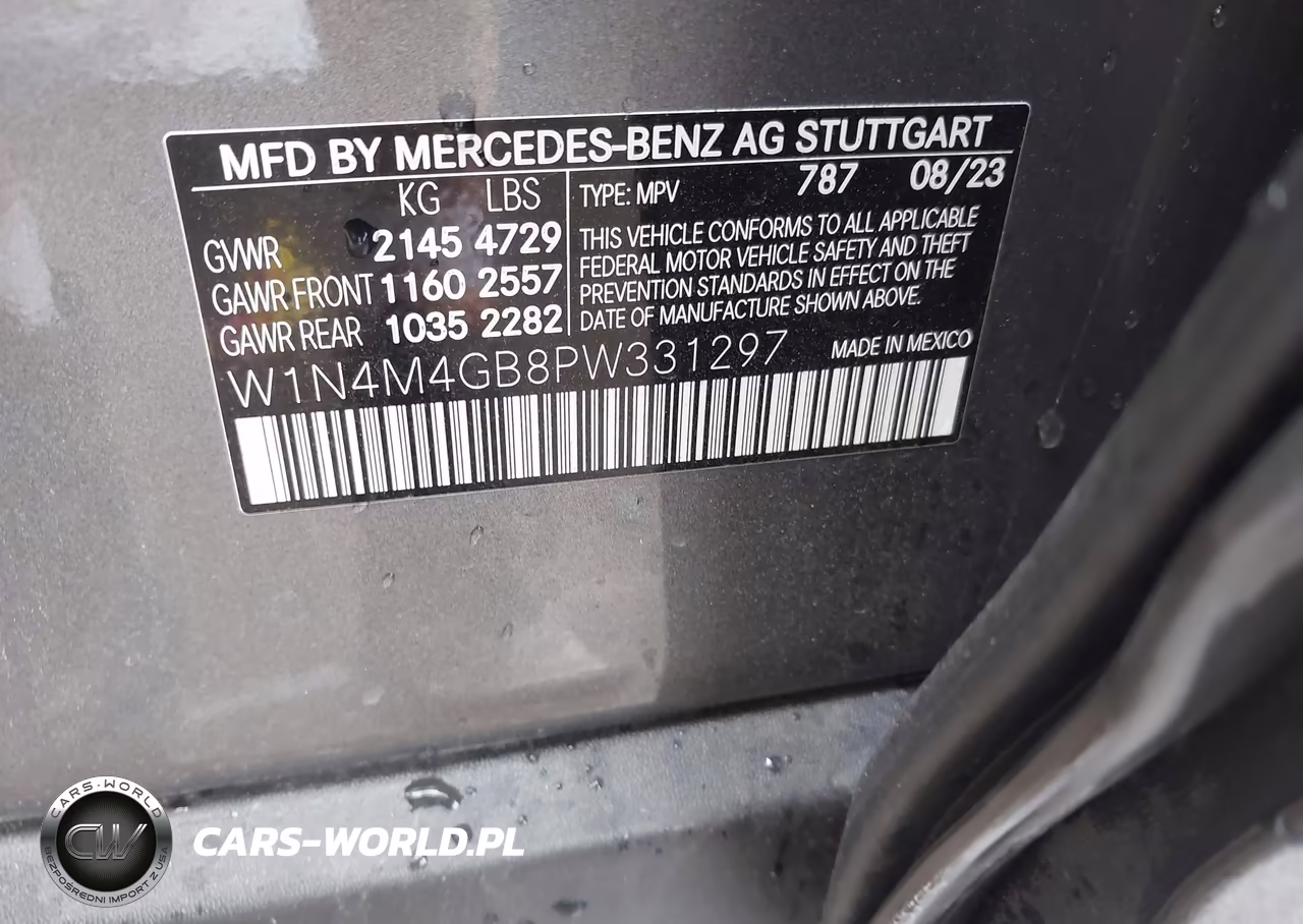 2023 Mercedes-Benz Glb 250 VIN:W1N4M4GB8PW331297 - 9
