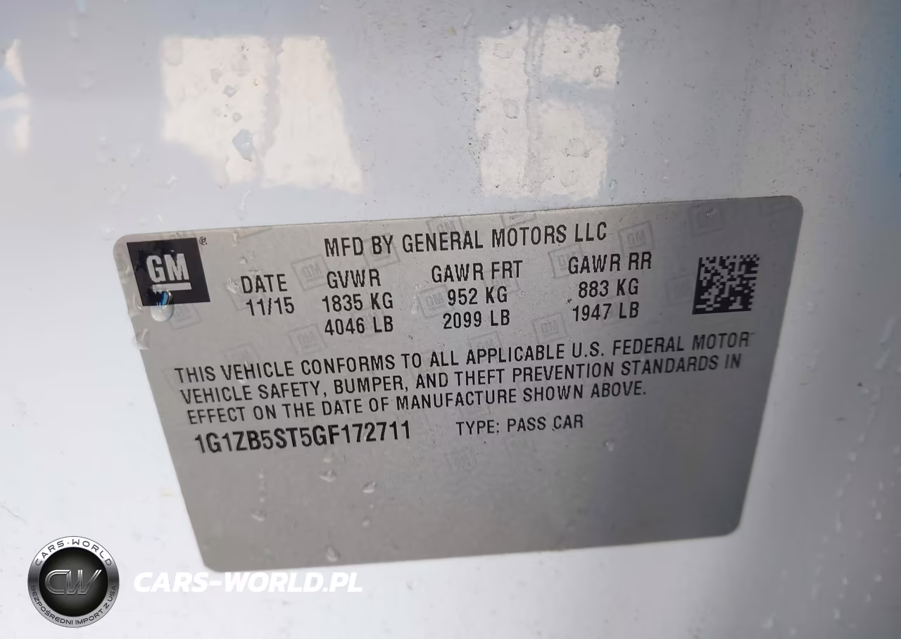 2016 Chevrolet Malibu Ls VIN:1G1ZB5ST5GF172711 - 9