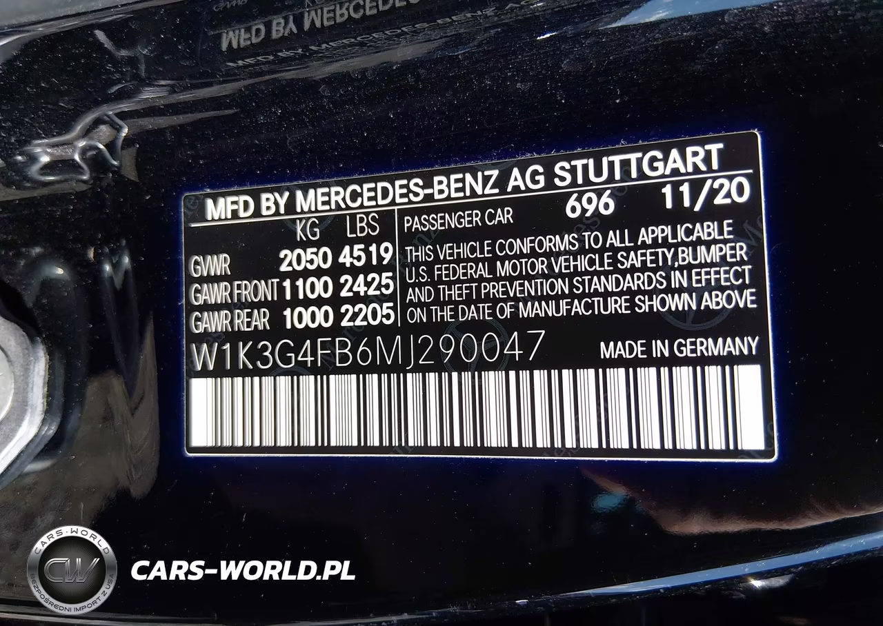 2021 Mercedes-Benz A 220 4Matic VIN:W1K3G4FB6MJ290047 - 9