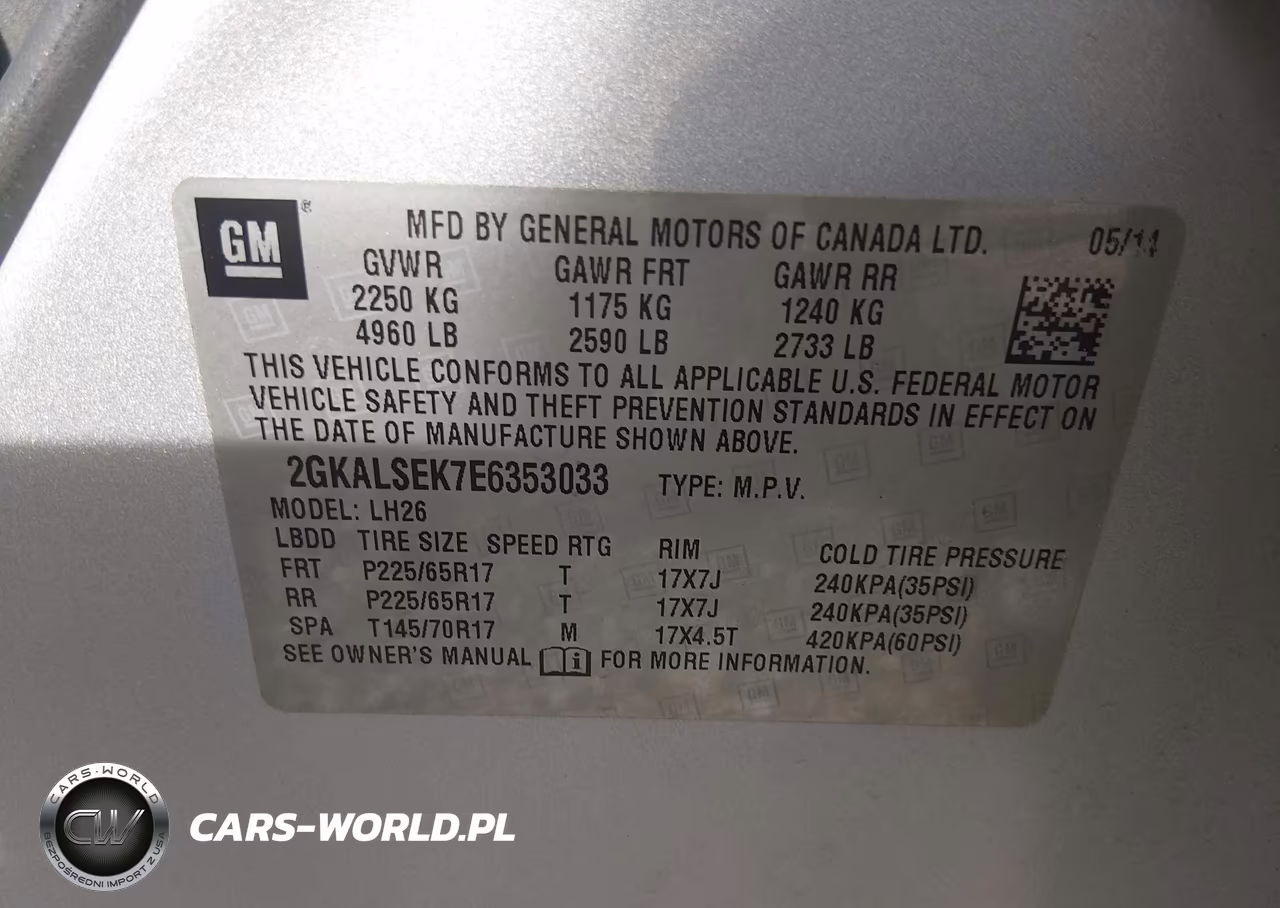 2014 GMC Terrain Slt-1 VIN:2GKALSEK7E6353033 - 9