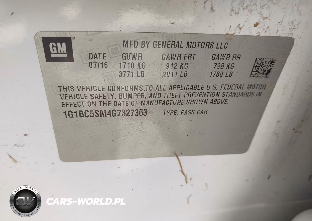 2016 Chevrolet Cruze Ls Auto VIN:1G1BC5SM4G7327363 - 9