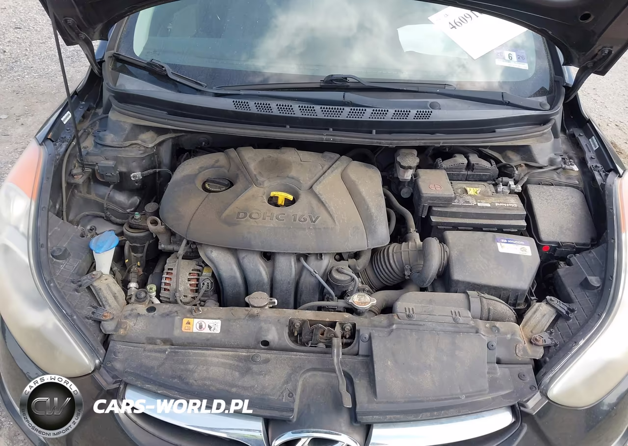 2013 Hyundai Elantra Gls VIN:KMHDH4AE9DU997439 - 10