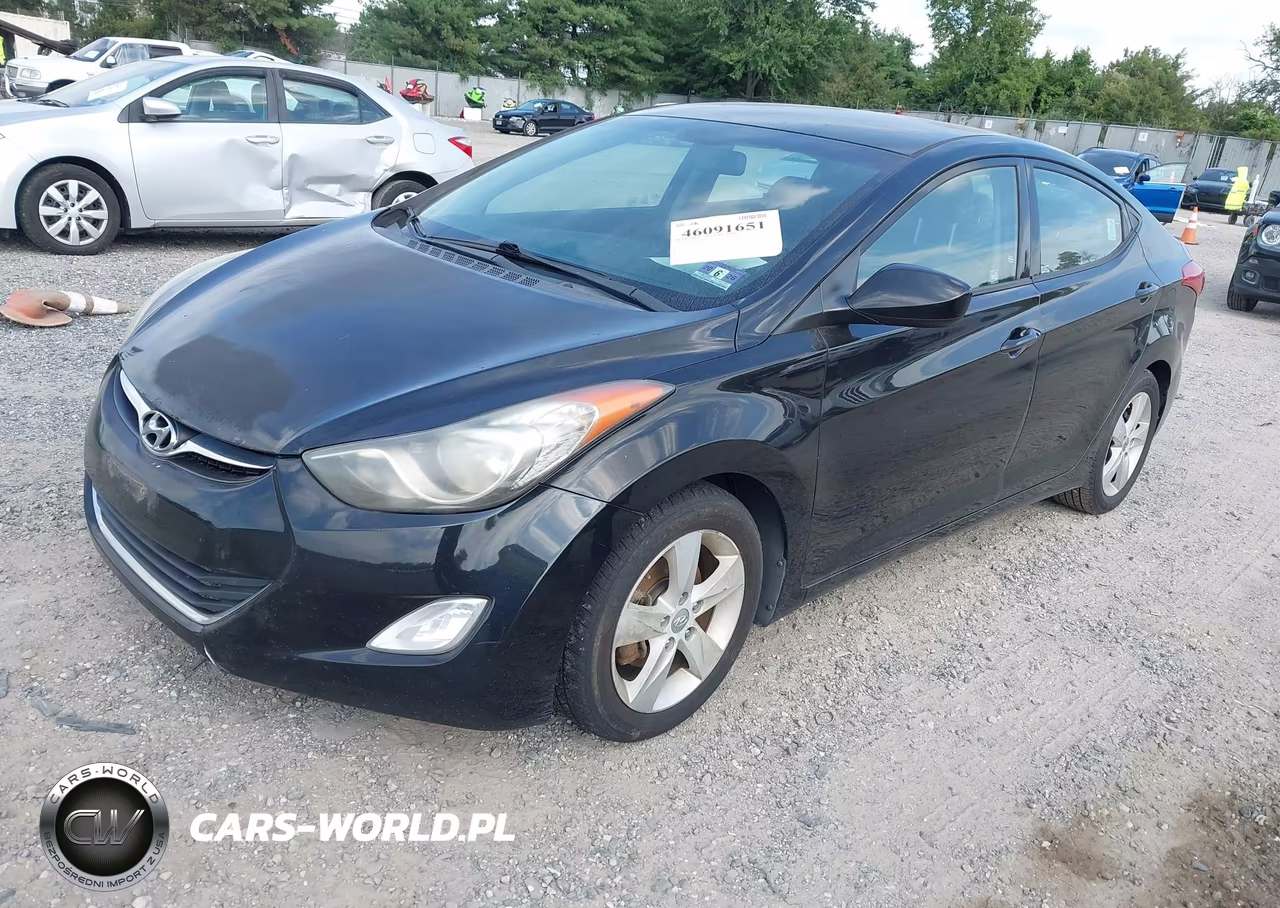 2013 Hyundai Elantra Gls VIN:KMHDH4AE9DU997439 - 2