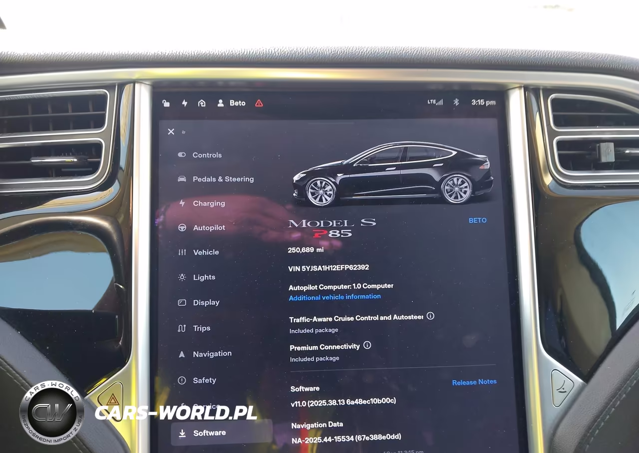 2014 Tesla Model S P85 VIN:5YJSA1H12EFP62392 - 7