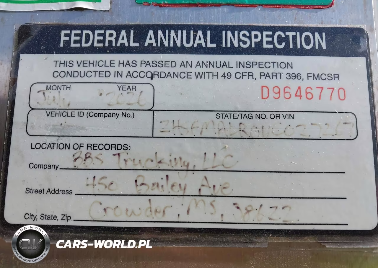 1997 International 9200 VIN:2HSFMALR0VC027267 - 9