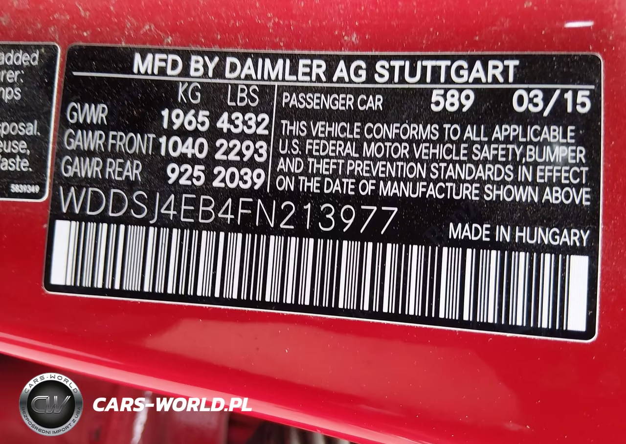 2015 Mercedes-Benz Cla 250 VIN:WDDSJ4EB4FN213977 - 9