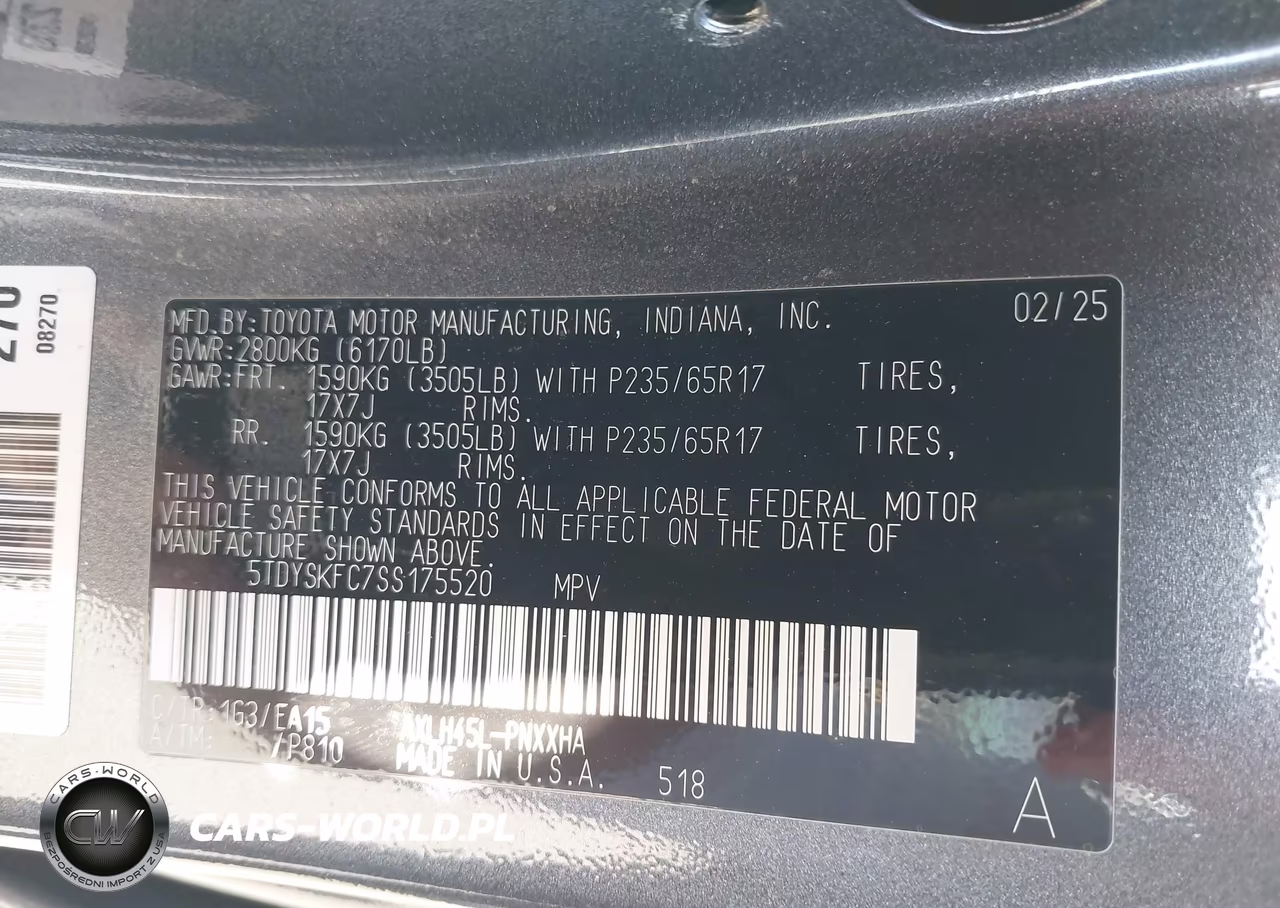 2025 Toyota Sienna Xle VIN:5TDYSKFC7SS175520 - 9
