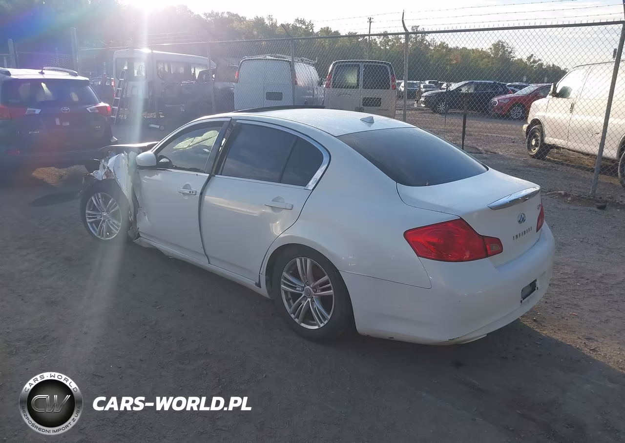 2011 Infiniti G25X VIN:JN1DV6AR8BM650664 - 3