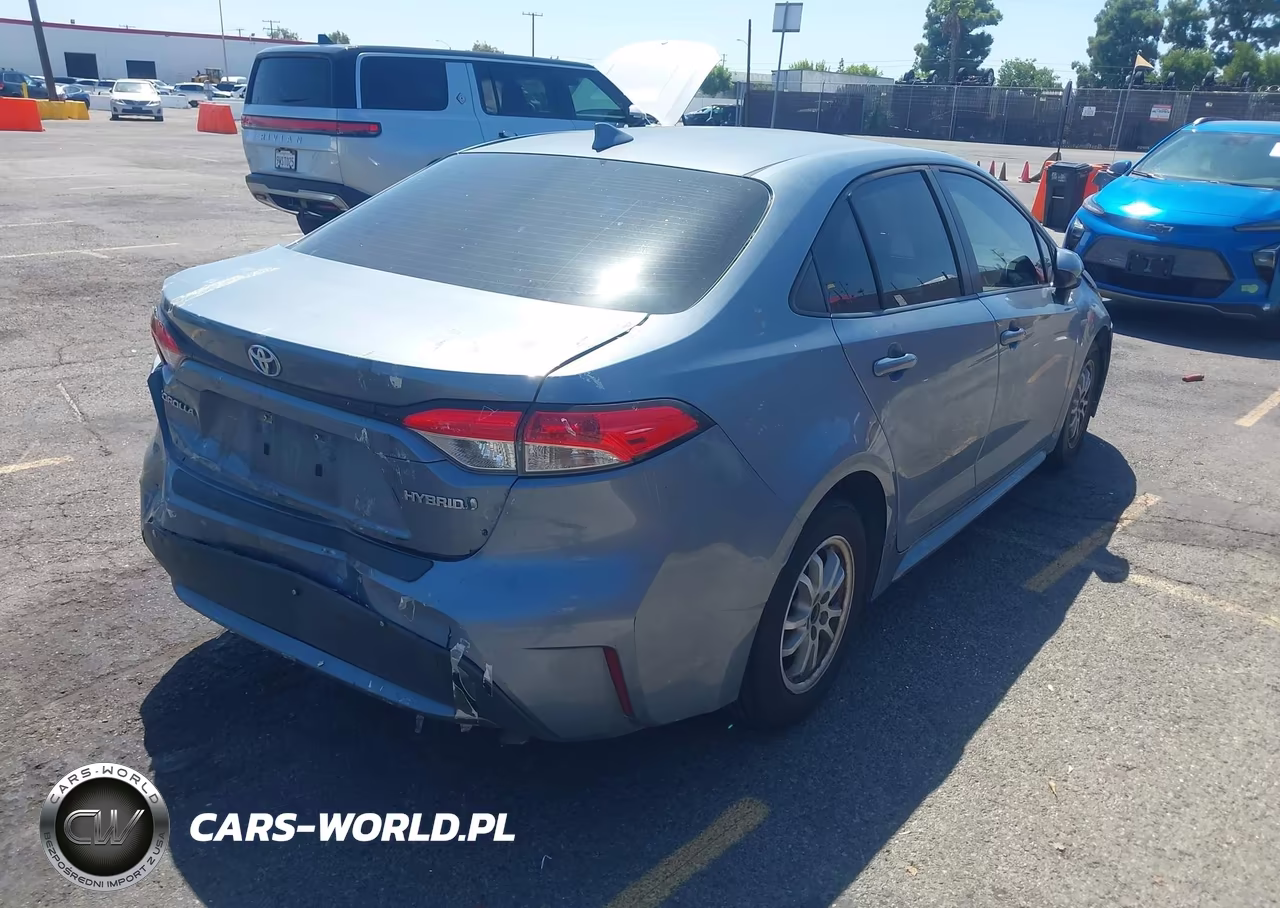 2021 Toyota Corolla Hybrid Le VIN:JTDEAMDE1MJ018006 - 4