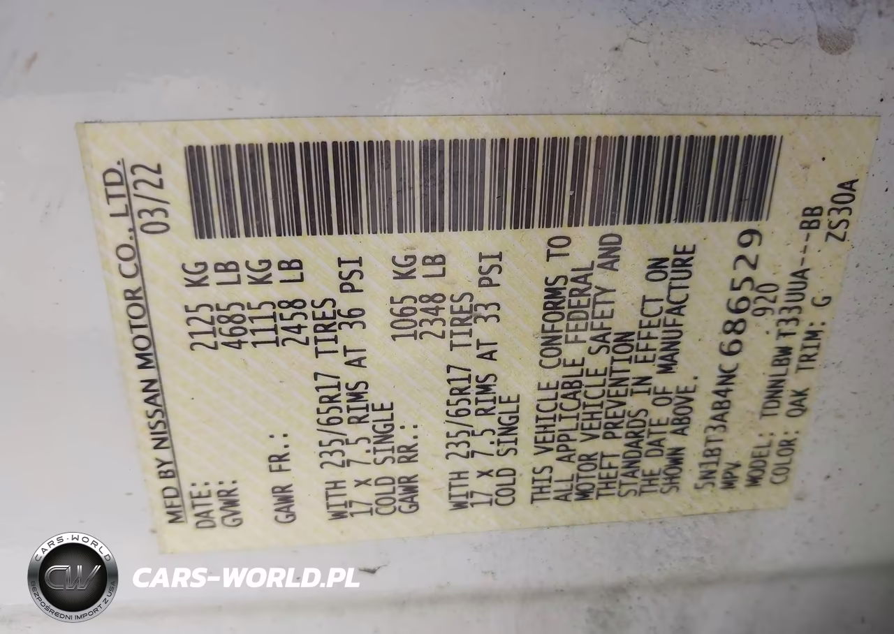 2022 Nissan Rogue S Intelligent Awd VIN:5N1BT3AB4NC686529 - 9