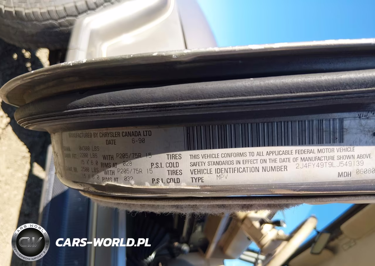 1990 Jeep Wrangler - Yj Sahara VIN:2J4FY49T9LJ549139 - 9