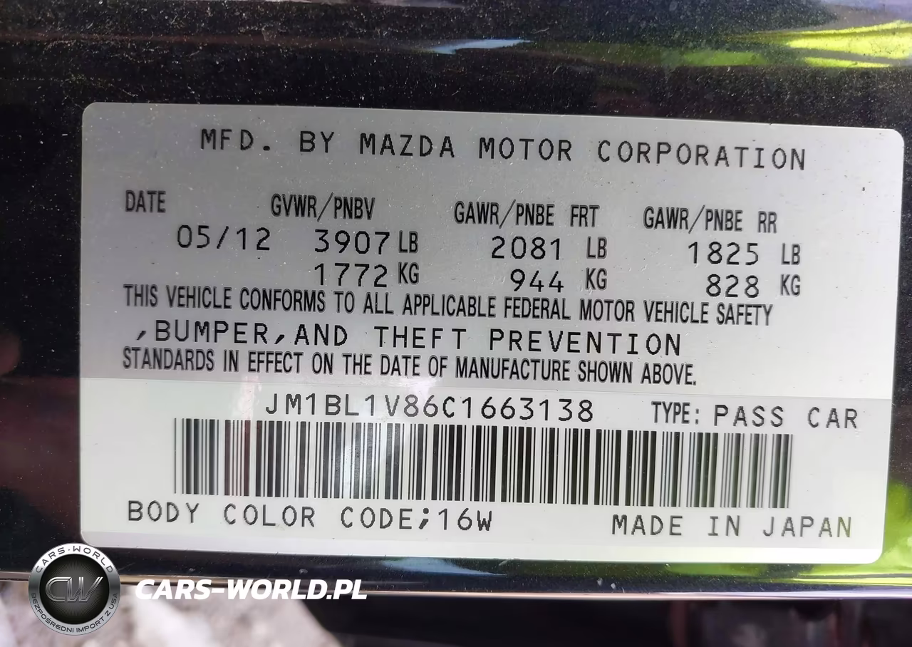 2012 Mazda Mazda3 I Touring VIN:JM1BL1V86C1663138 - 9